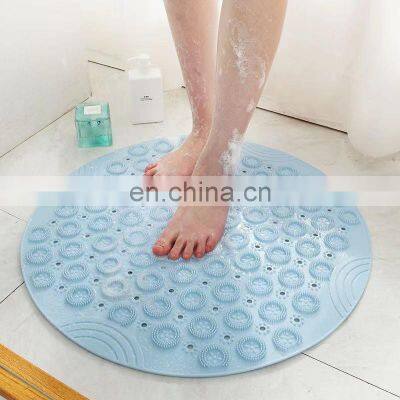 Round Shower Mat Anti Slip Bath Mats Environmental protection household bath room suction cup mat