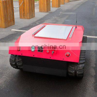 Good Passibility on The Grass Snow Tracked Chassis All-terrain Rubber Track Chassis photo-5