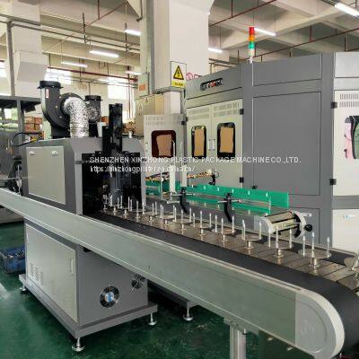 Manual Round Oval Flat Square Plastic Glass Container Surface Flame Burner Preprint Process Bottle Flame Treatment Machine photo-4