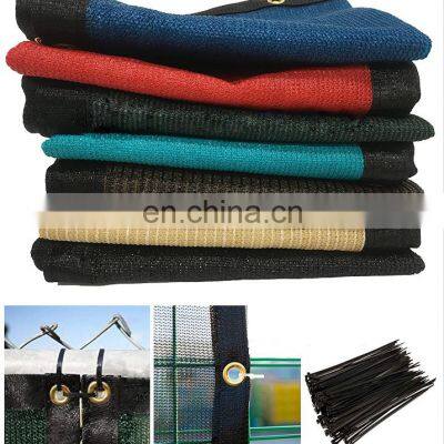 185gsm 150gsm 90% Shading HDPE UV Resistant Privacy Balcony Fence Cover for Garden Net
