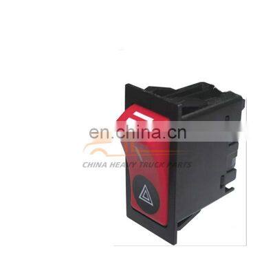 China Original Shacman F2000/L3000/M3000/F3000/X3000 Truck Spare Parts   81.25505.6291 Hazard signal switch