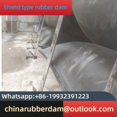 Slope pillow type water filled rubber dam construction power generation shield dam rubber dam