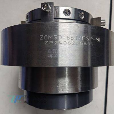 Silicon carbide 304 stainless steel mechanical seal ZCMSD-65T used for FSP-50 horizontal sanding machine agitator