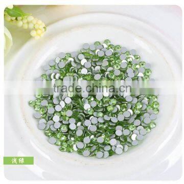 sew on rhinestone claw setting crystals, sew on flat back acrylic green rhinestones