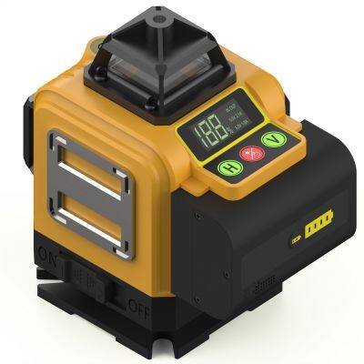 Green Laser Level 360 Self Leveling 16 Lines Green Cross Line Laser