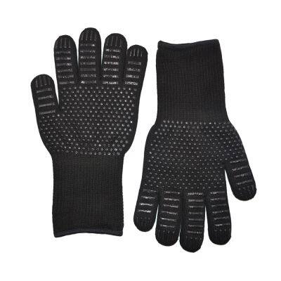 Heat Resistant BBQ Glove Barbecue Hot Temperature Resistant Aramid Glove
