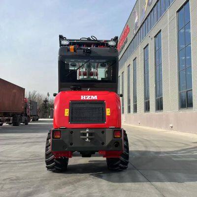 Chinese Snow Plow Wheel Loader HZM810 Small Loader Machine Machine Articulated photo-3