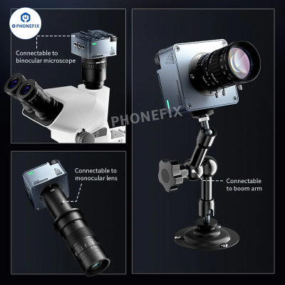 Qianli Super Cam Ai Gorilla 4K Camera 0.5X 0.7X Auxiliary Barlow Lens