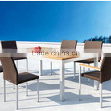 Cream lacquer dining set royal outdoor dining mat rattan set                        
                                                                                Supplier's Choice