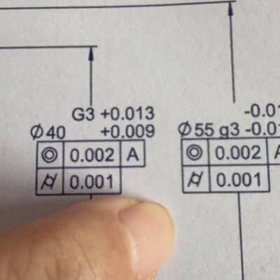 CNC Коаксиальность 0.003 Высокоточная обработка компонентов