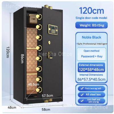 Programmable Digital Security Hotel Safe | With Emergency Key Override | 120cm Commercial Code Safe for Hospitality Industry