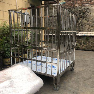 Ergonomic Warehouse Logistics Trolley With Anti-Slip Platform