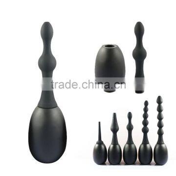2016 Medical Vaginal Irrigator Enemator Ball Backyard Anal Cleaner Gay Sex Toys Adult Products for Sex photo-4