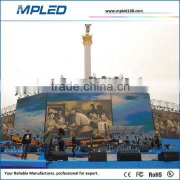 Singer star music concert outdoor movable led video wall cree led chip from America