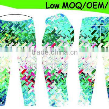 OEM/ODM Factory compression fitness wear spandex yoga capri pants wholesale