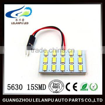 12v white auto led roof lamp 5630 15SMD led dome light reading light