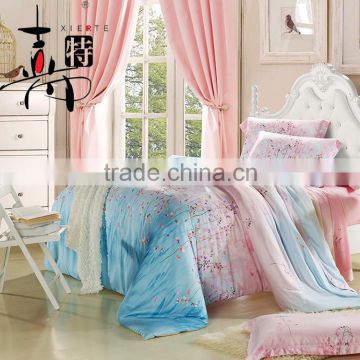 European style jacquard satin bedding design comforter set