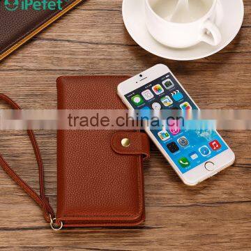 Universal mobile phone case bag, wallet with card slots for iPhone and for Samsung