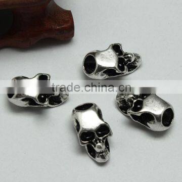 Lead Free Nickle Free Zinc Alloy Pdora Skull Shape Jewelry Hole Beads for Bracelets and Necklaces                        
                                                Quality Choice