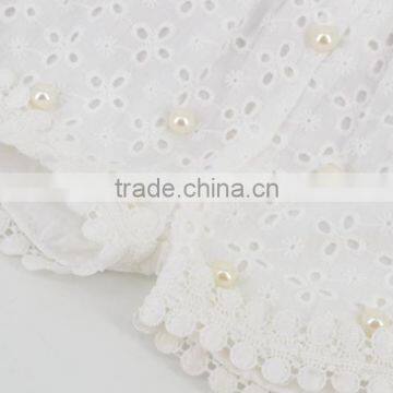 New Korean Cute Baby Girl Beaded Clothes Shorts 2016 New Summer Girl Ivory Corchet Pearl Pants Lovely Little Girl Short Pants photo-4