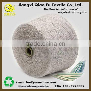 Ne6s/1 recycled cotton polyester yarn dyed for hammock