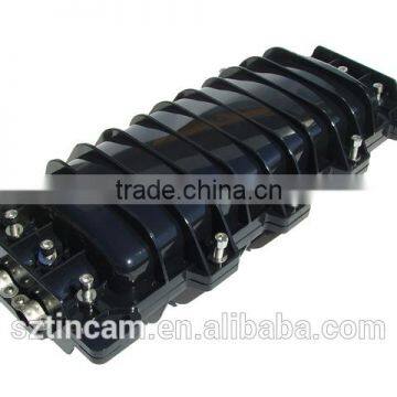 Hot Sales:2 in 2 out dome type/horizontal type 24cores fiber jiont splice closure