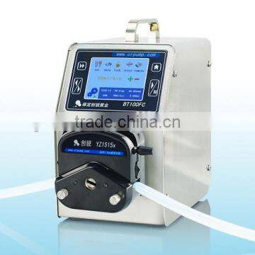 Foot pedal control medical peristaltic tubing pump wish speed control