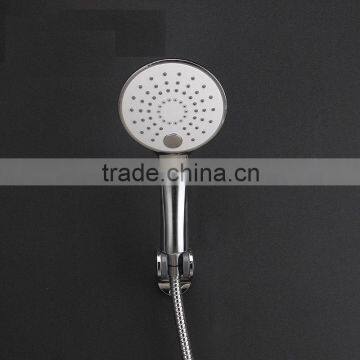 luxury Three functions ABS button ultra-thin hand held shower head