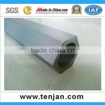 hexagonal pipe,hex tube, cold drawn special shaped steel tubes