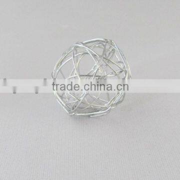 White Wrought Iron ball decoration