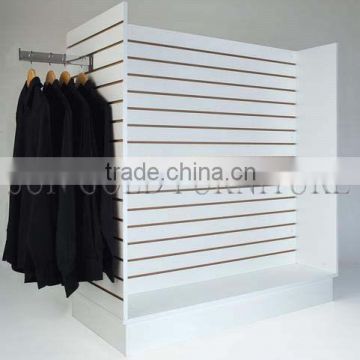 Wooden Hanging Clothes Display Rack (SZ-WDR023)