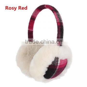 wholesale high quality 100% wool sleeping earmuffs