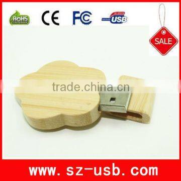 Full capacity wooden box usb flash drive