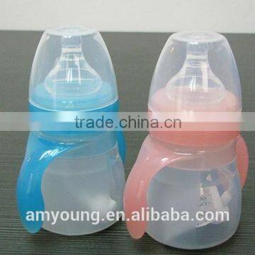 korean fashion silicone baby nipple and bottle temperature feeding bottle liquid silicone baby bottles