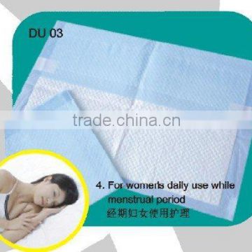 menstrual period disposable underpads