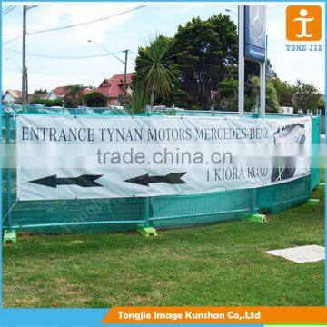 Outdoor digital print mesh banner