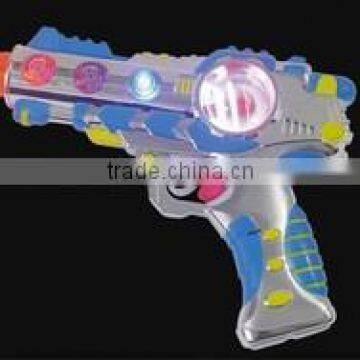 Flashing Spinner Space Gun with Sound