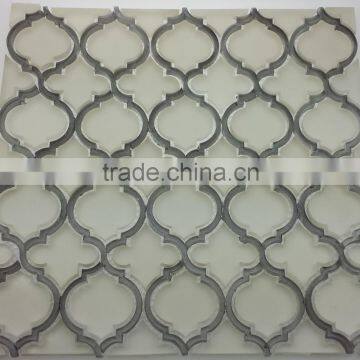 accurate water jet glass cutting gray color tile mix Lantern