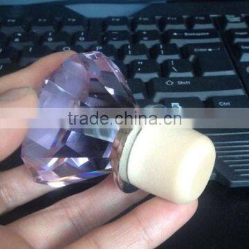 Perfect crystal bottle stopper, crystal wine stopper, cork crystal wine stopper CWS-1024