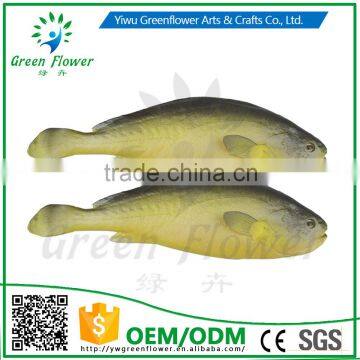 Greenflower 2016 Wholesale artificial PU fish secondary yellow croaker China handmaking decoration