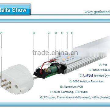 Energy Saving 18W GY10q LED FPL Lamp 100LM/W, 4pins LED FPL Replacing Fluorescent FPL Lamp photo-5