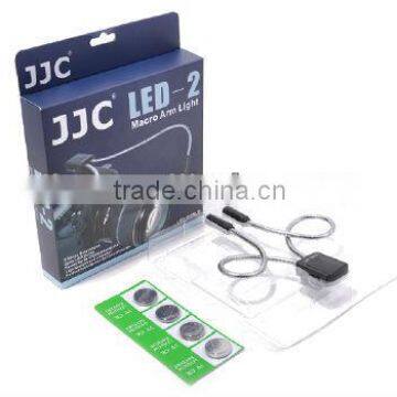 JJC LED-2D adjustable 2 LED bulbs Macro Arm Light for macro photography (DLSR cameras)