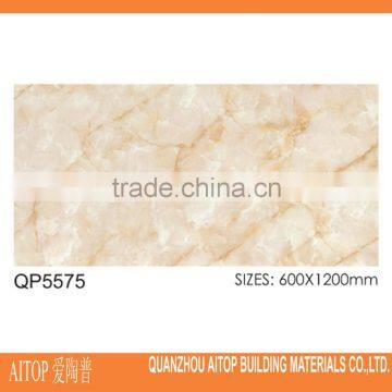 Flooring surface marble glazed 3d inkjet print natural ceramic tiles 600x1200x5.5mm