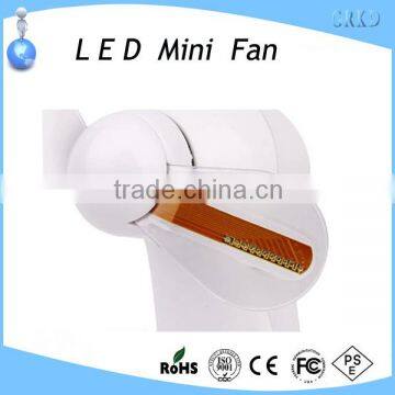 Best price and popular handheld mini led fan with Slogan Message