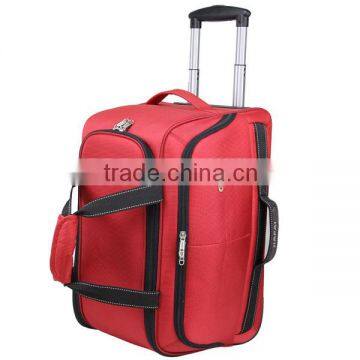 2014 Fashional Hot Sale Red Women's Big Space Trolley Bag