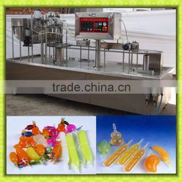 5000-6000 p/h PE soft plastic tubes ice lolly or ice pop or Popsicle yogurt filling and sealing machine