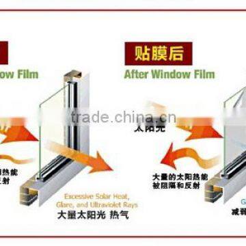 Silver Heat Insulation Window Film for Building Glass photo-3
