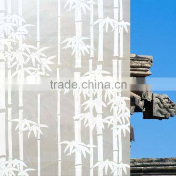 PVC Decorative Film for Glass Door and Window,China Bamboo Pattern Decorative Film for Home and Office photo-5