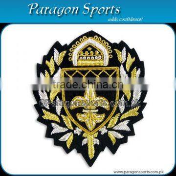 Bullion Badges Handmade Embroidered Bullion Crest PS-141