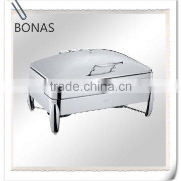 Deluxe stainless steel chafing dish, catering equipment, serving dish